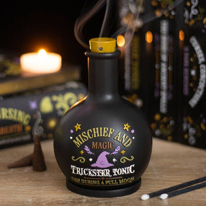 Mischief & Magic Potion Bottle Incense Cone Holder, Crafted From Durable Resin