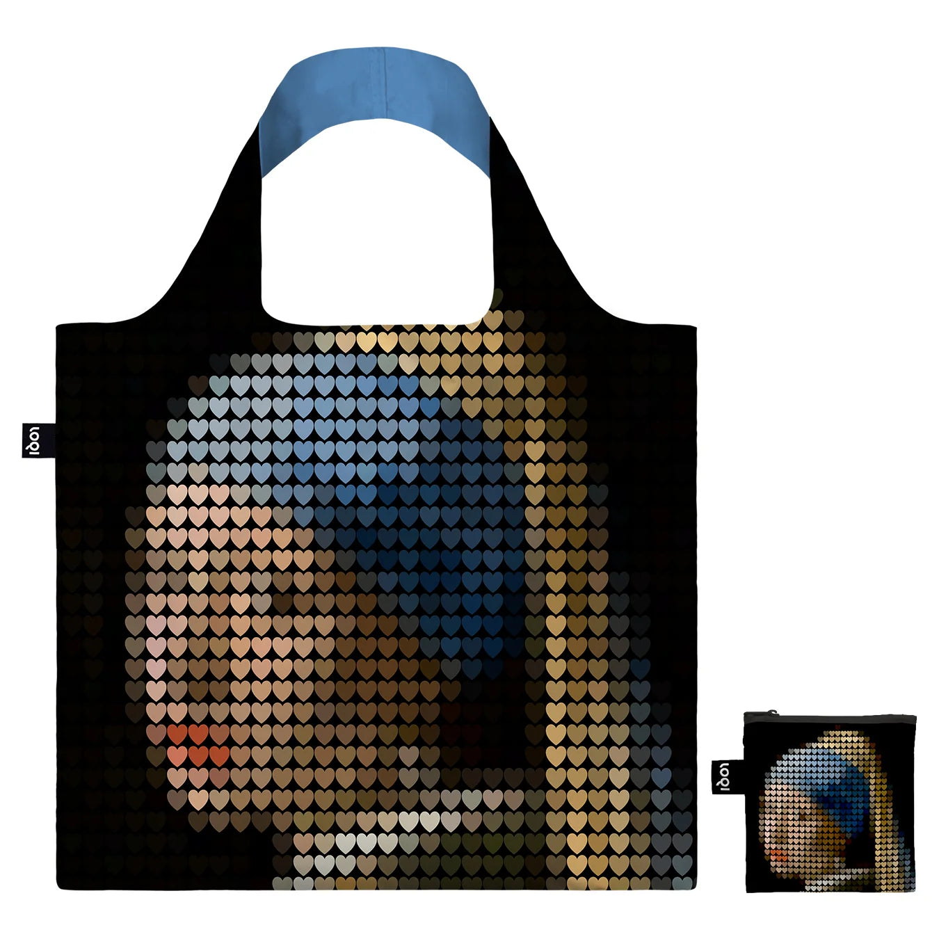 LOQI Shopping Bag Pix & Love Collection, Girl With A Pearl Earring