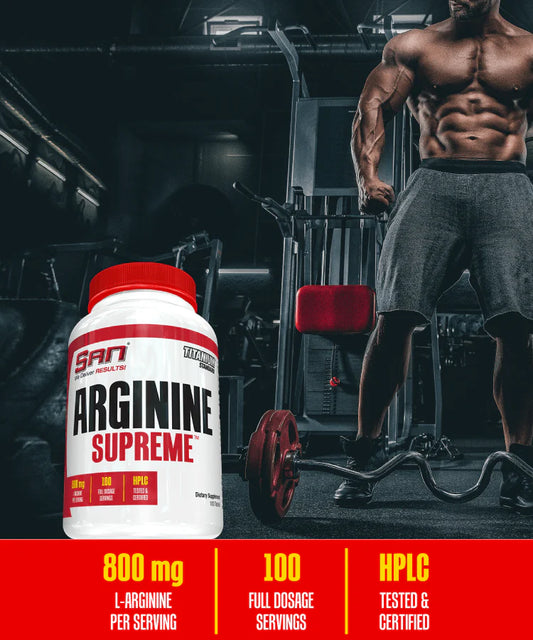 San Nutrition Arginine Supreme 100Tabs, Facilitates The Uptake Of Amino Acids & Glucose