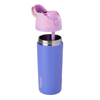 Owala Kids' FreeSip Stainless Steel Water Bottle 16oz, Wild Child {Pink/Blue}