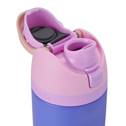 Owala Kids' FreeSip Stainless Steel Water Bottle 16oz, Wild Child {Pink/Blue}