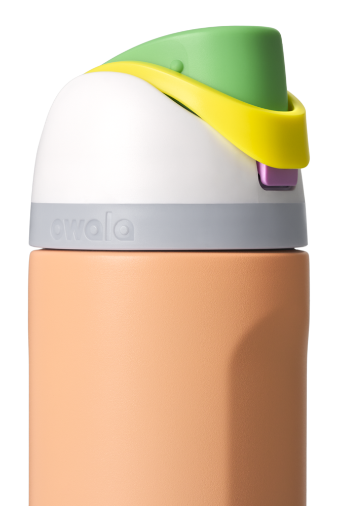 Owala FreeSip Stainless Steel Water Bottle 24oz Or 32oz, Peachy Keen