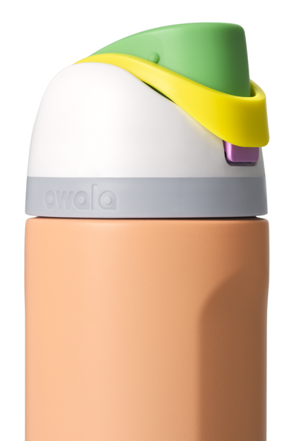 Owala FreeSip Stainless Steel Water Bottle 24oz Or 32oz, Peachy Keen