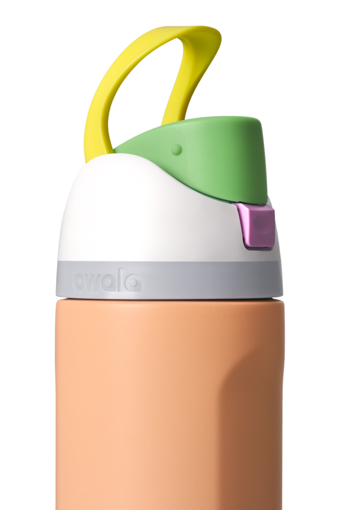 Owala FreeSip Stainless Steel Water Bottle 24oz Or 32oz, Peachy Keen