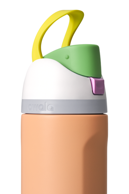 Owala FreeSip Stainless Steel Water Bottle 24oz Or 32oz, Peachy Keen