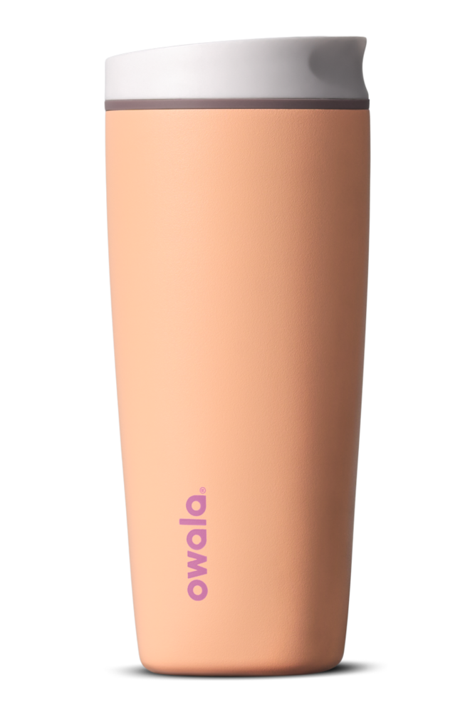Owala SmoothSip® Slider Stainless Steel Tumbler 20oz, Peachy Keen