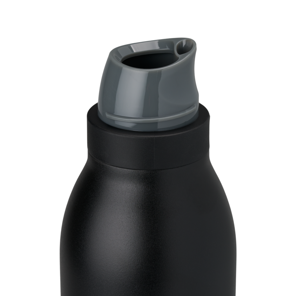 Owala FreeSip Twist Stainless Steel Water Bottle 18oz Or 24oz, Very Very Dark