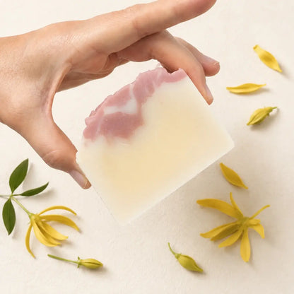 Medika Organics Ylang Ylang & Rose Soap Bar 130g, Handmade In Queensland