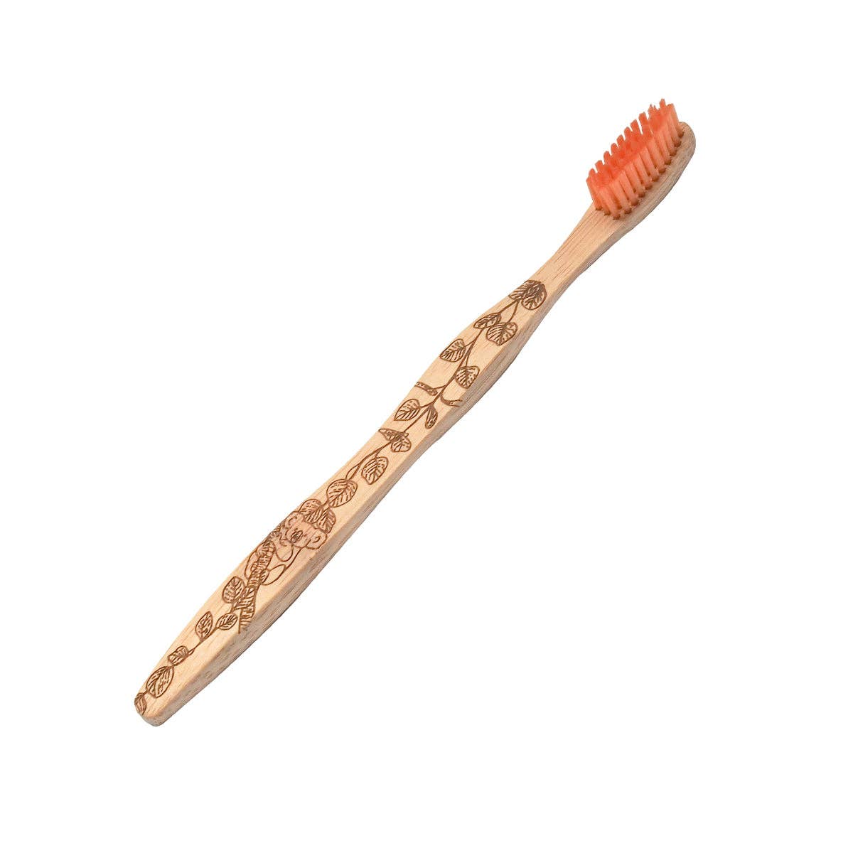 Brush it On Adult Soft Bristles Bamboo Toothbrush, Matilda Design