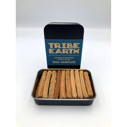 Tribe Earth Mini Sampler Tin Incense Tiles | 10 Tiles Per Tin