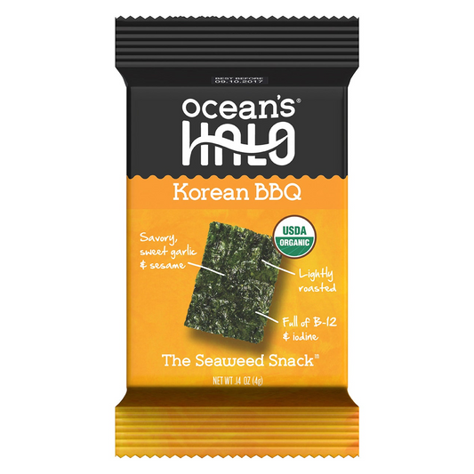 Ocean's Halo Seaweed Snacks 4g, Korean BBQ