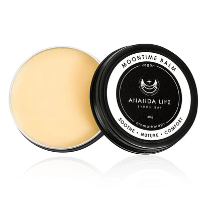Ananda Life Vegan Aromatherapy Moon-Time Balm 40g, Soothe, Comfort & Restore Balance