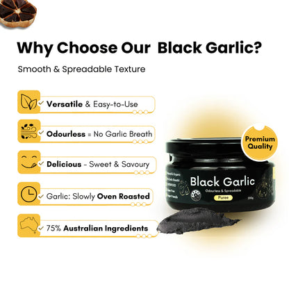Empathy Herbal Black Garlic Puree 200g, Without The Garlic Breath