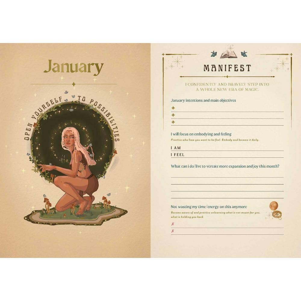 Alexis Rakun 2027 Manifest Your Dreams Planner Calendar, Affirmation | Alchemy | Inspiration