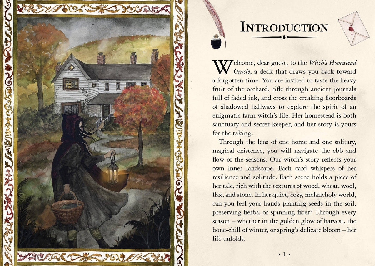 Hadas Knox & Giada Rose Witch's Homestead Oracle, Includes 44 Cards &  Guidebook