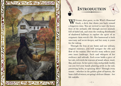 Hadas Knox & Giada Rose Witch's Homestead Oracle, Includes 44 Cards &  Guidebook