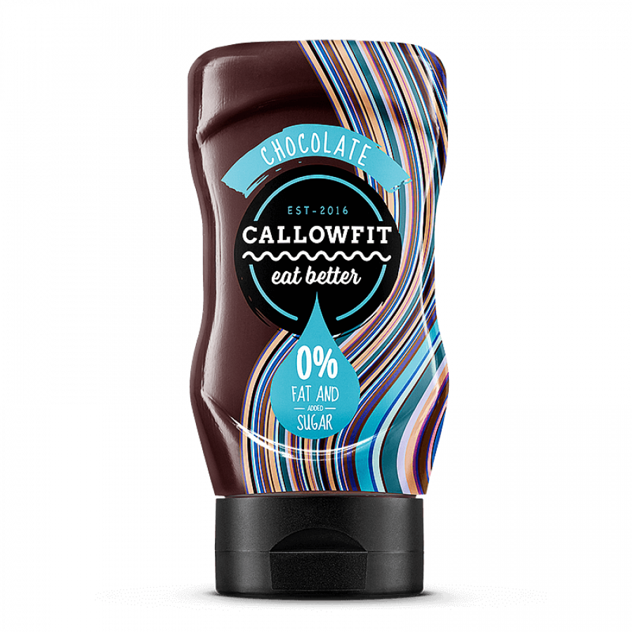 Callowfit Chocolate Style Syrup 300mL, 0% Fat & 0% Sugar