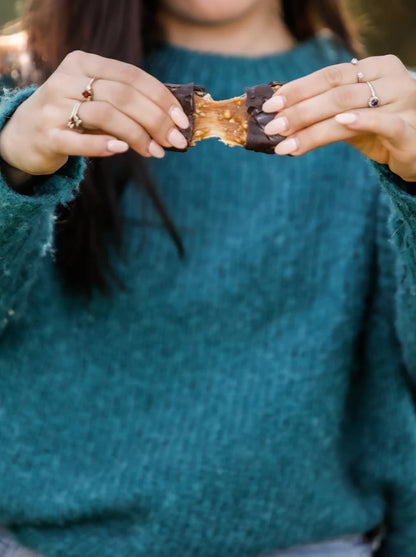 Crumble Charms Salted Peanut Caramello  Bar 110g, Sweet Meets Salty; Contains 2 Bars (Copy)