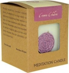 Song Of India Chakra Collection Meditation Candles, Crown Chakra