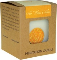 Song Of India Chakra Collection Meditation Candles, Solar Plexus Chakra