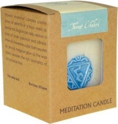 Song Of India Chakra Collection Meditation Candles, Throat Chakra