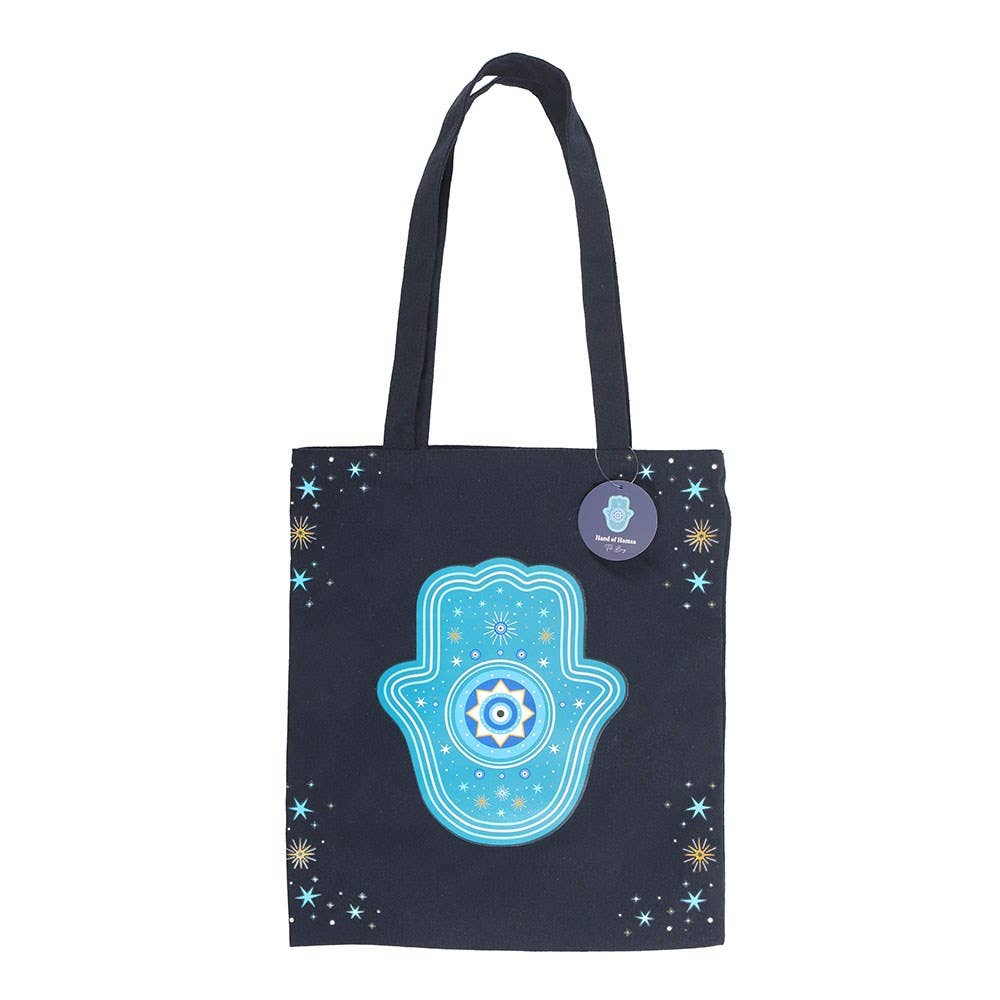 Tote Bag Hand Of Hamsa, Shield Negative Influences