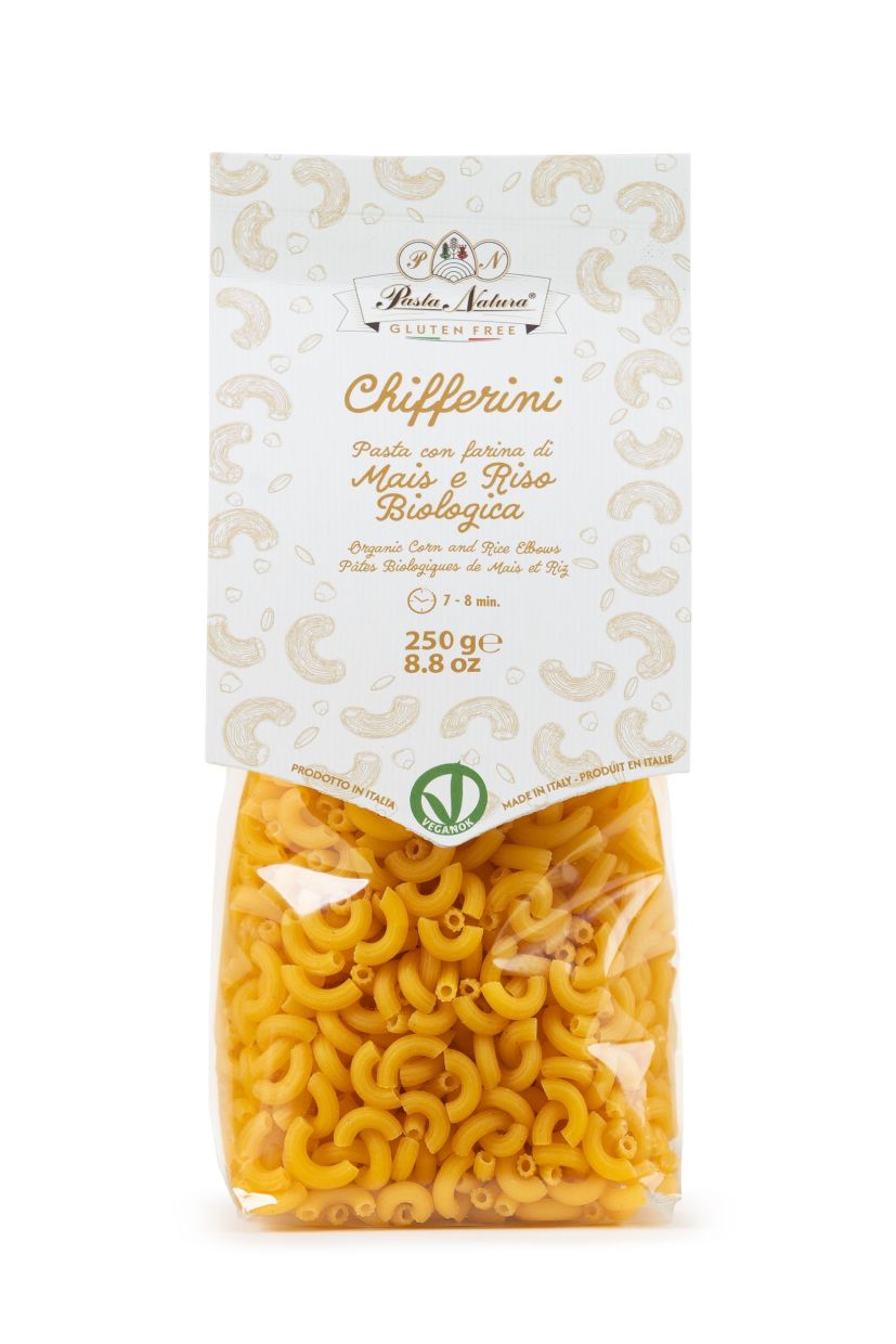 Pasta Natura Organic Corn & Rice Macaroni | Chiffereni 250g, For The Perfect Mac N' Cheese