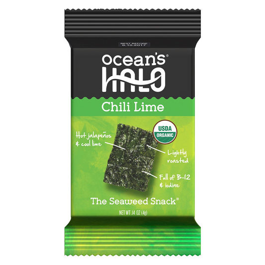 Ocean's Halo Seaweed Snacks 4g, Chili Lime