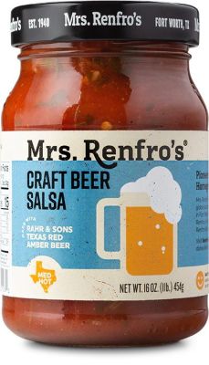 Mrs. Renfro's Craft Beer Salsa 454g, With Texas Red Amber Beer