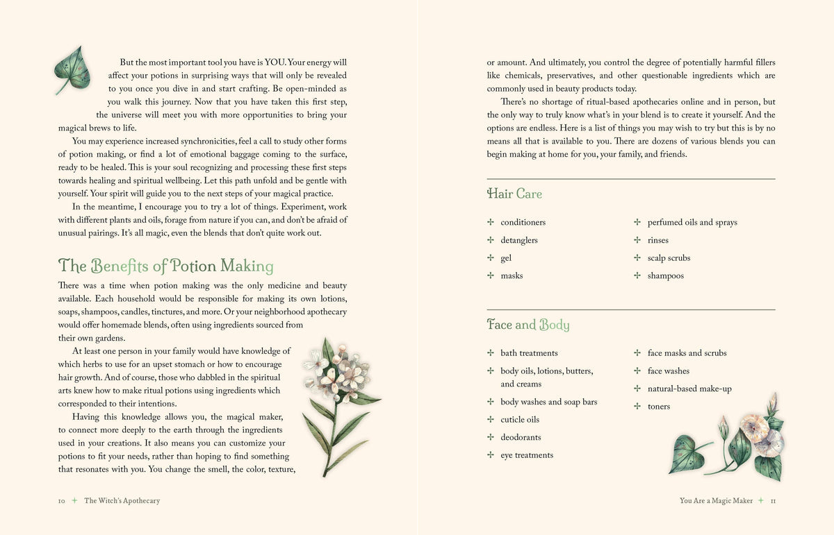 Lorraine Anderson The Witch's Apothecary Book, How To Make Magical Potions For The Wheel Of The Year