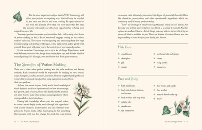 Lorraine Anderson The Witch's Apothecary Book, How To Make Magical Potions For The Wheel Of The Year