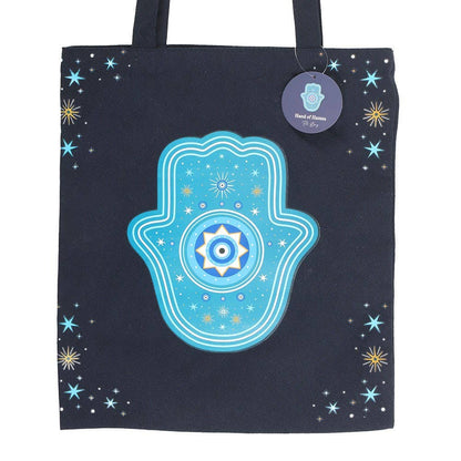 Tote Bag Hand Of Hamsa, Shield Negative Influences