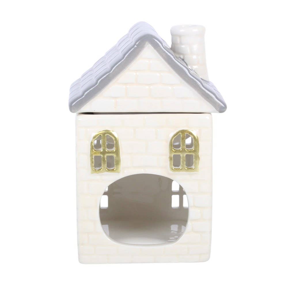 Stone Cottage Ceramic Oil Burner, Enchanting & Grounding
