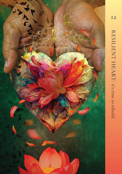 Inna Segal Healing Heart Oracle, Love Letters To Your Soul | Includes 36 Cards & A Guidebook
