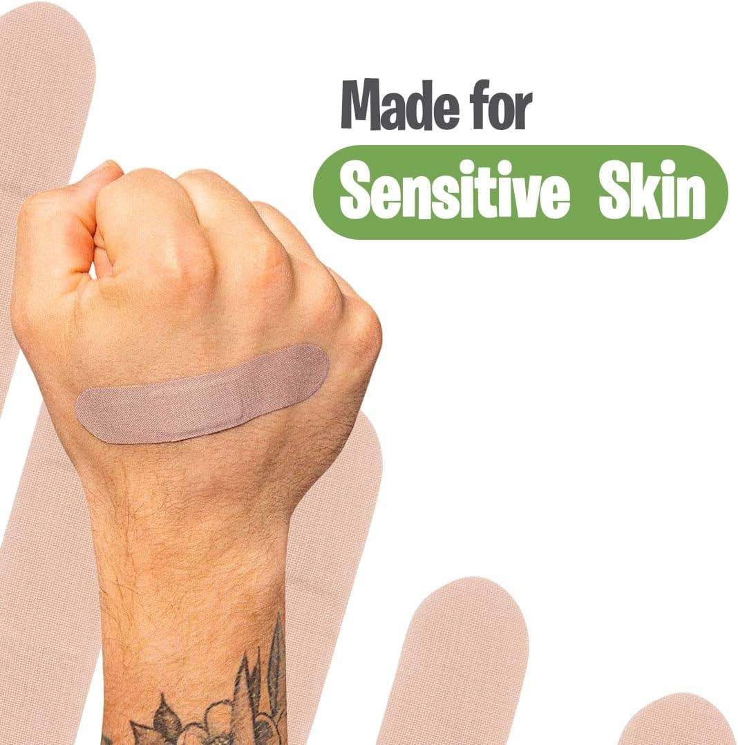 PATCH Natural Bamboo Bandages 100 Pack, For Comfortable Protection