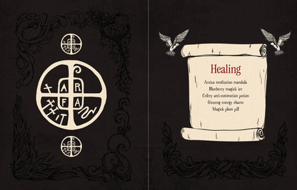 Priestess Moon Witch's Magickal Spellbook, An Interactive Grimoire With Stickers & Secret Pockets