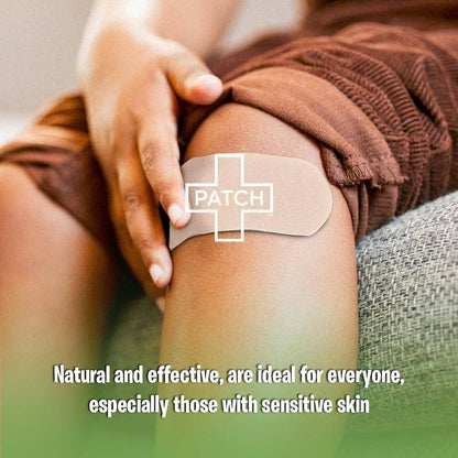 PATCH Natural Bamboo Bandages 100 Pack, For Comfortable Protection