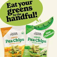 Ceres Organics Pea Chips 100g, Wasabi Mayo Flavour