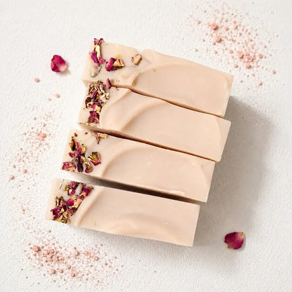 Medika Organics Coconut Rose Soap Bar 130g, Handmade In Queensland