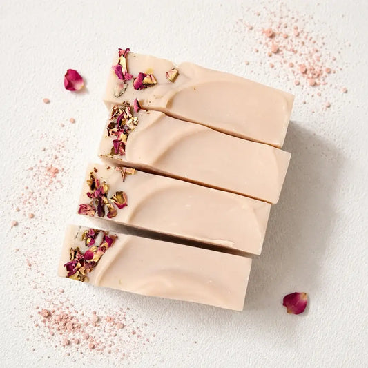 Medika Organics Coconut Rose Soap Bar 130g, Handmade In Queensland