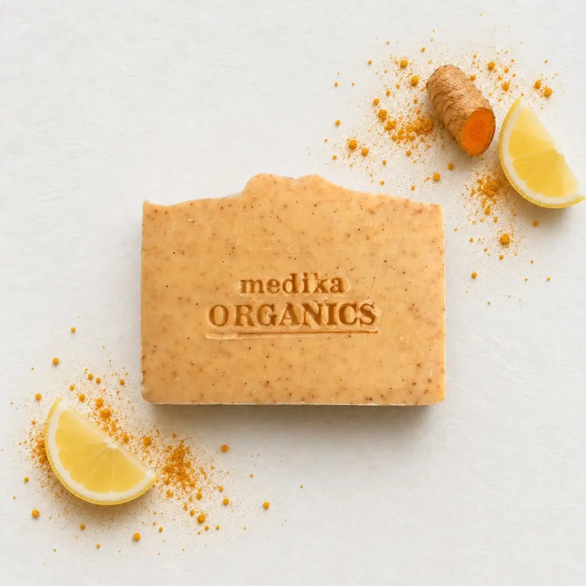Medika Organics Turmeric Soap Bar 130g, Handmade In Queensland