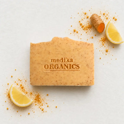 Medika Organics Turmeric Soap Bar 130g, Handmade In Queensland