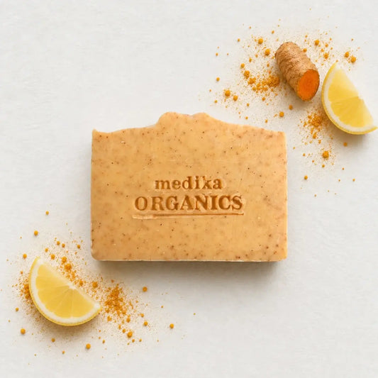 Medika Organics Turmeric Soap Bar 130g, Handmade In Queensland