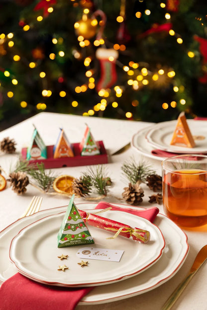 English Tea Shop Christmas Tree Collection 6 Pyramid Tea Bags, Festive Tea Favourites