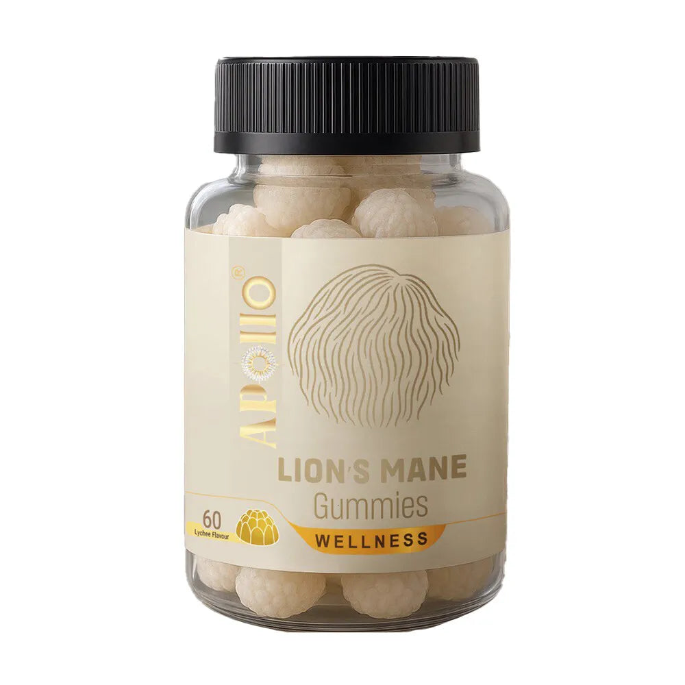 Apollo Lion's Mane 60 Gummies, Supports Mental Focus