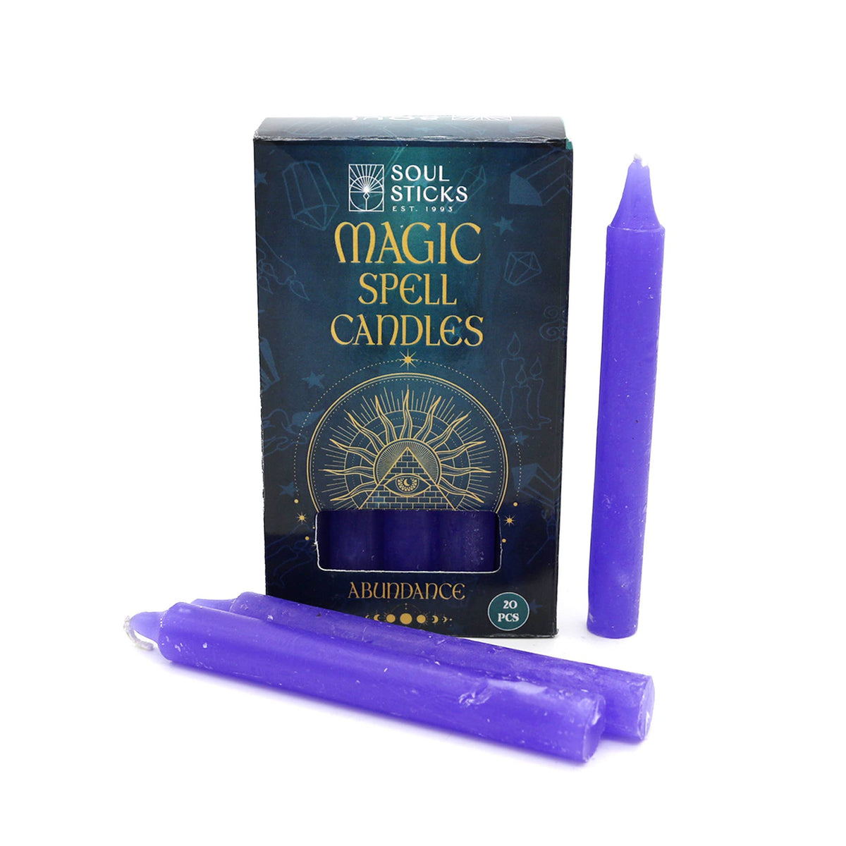 Soul Sticks Magic Spell Candles 20 Candles, Abundance