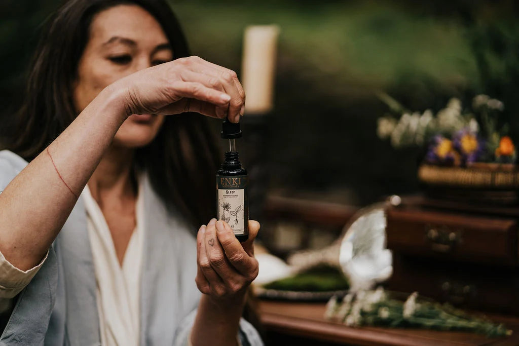 Enki Apothecary Sleep Supportive Tonic 50mL, Our Blend Of Nervine & Sedative Herbs