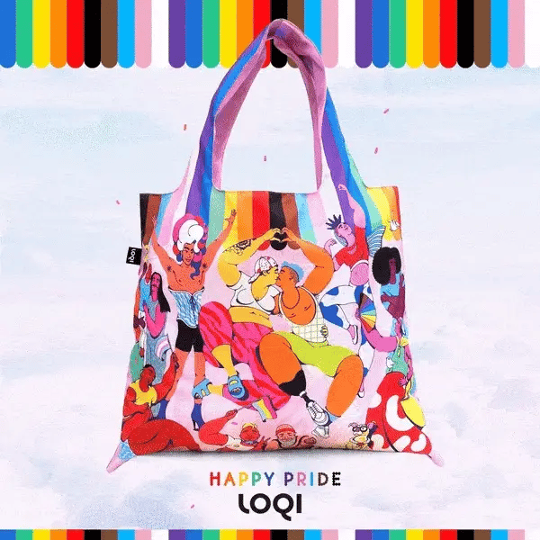 LOQI Shopping Bag, Pride By Inma Hortas