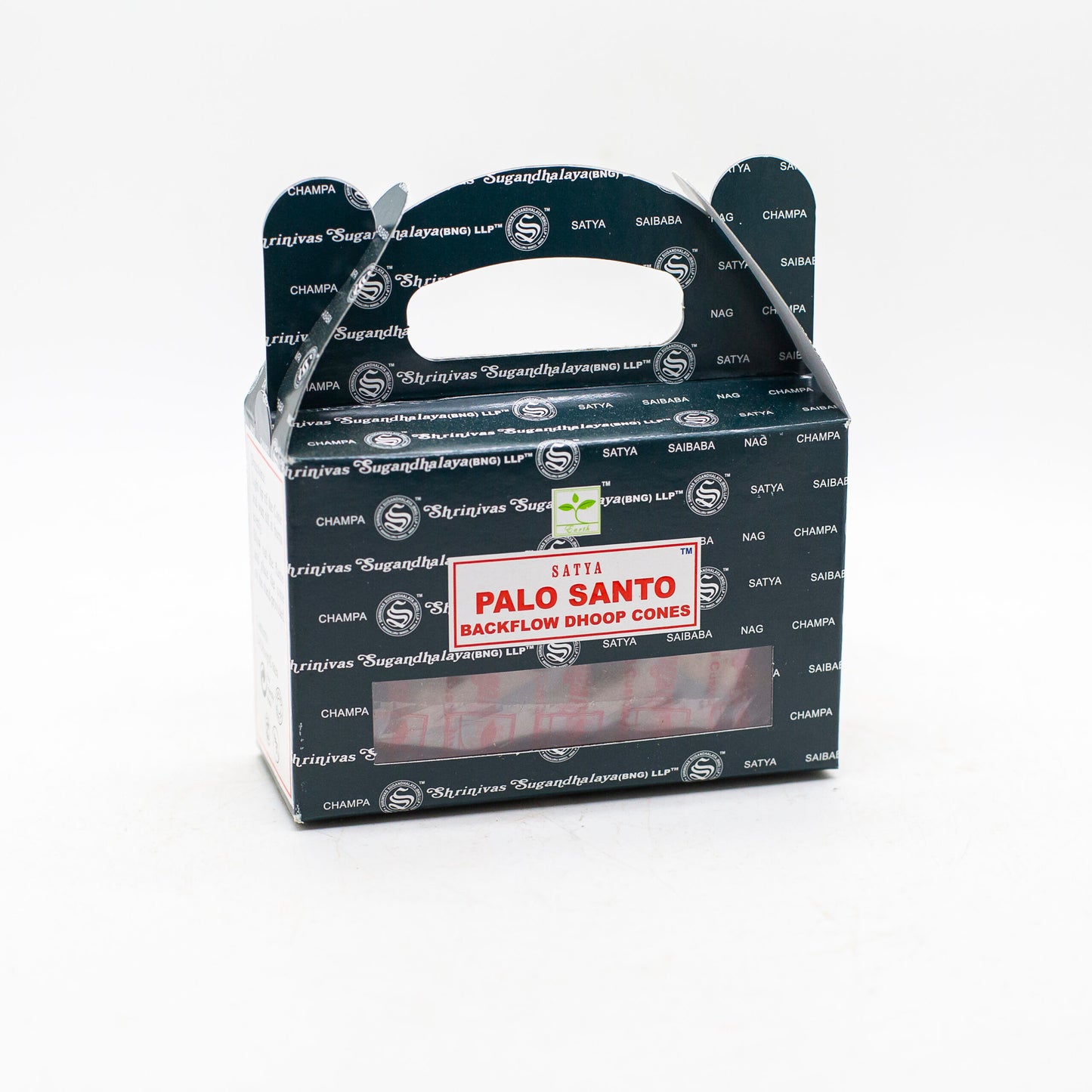 Satya Back Flow Palo Santo Dhoop Cones 24 Pack, Ideal For Meditation, Yoga & Stress Relief