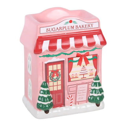 Sugarplum Bakery Ceramic Oil Burner & Wax Warmer, For A Cozy Feeling